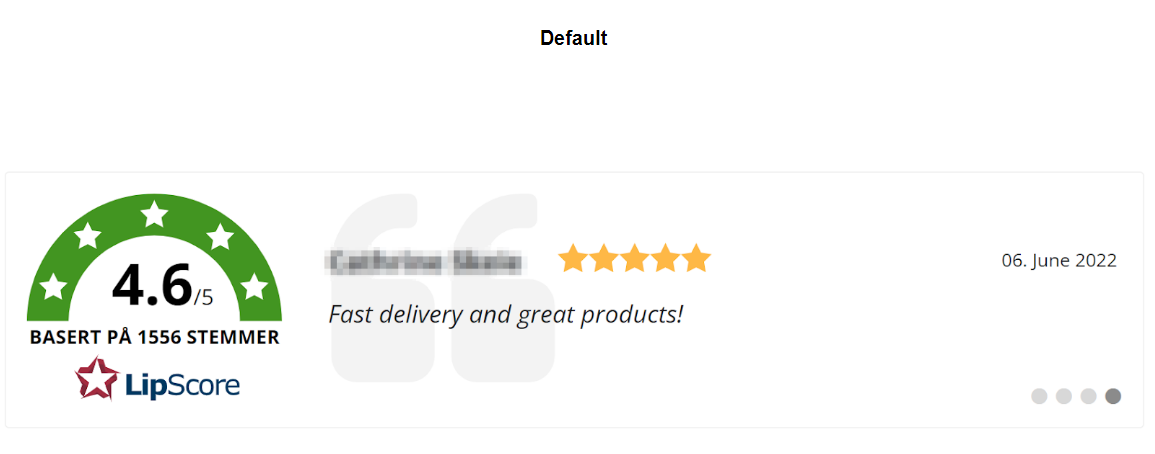 Service reviews testimonial banner - default