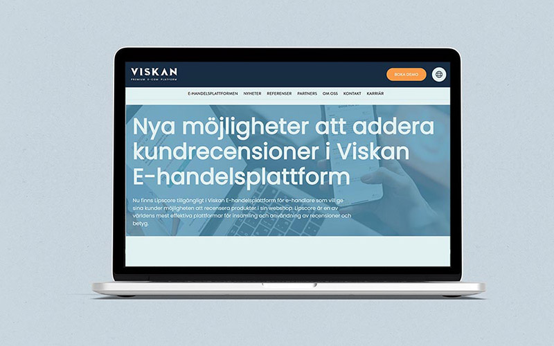 Lipscore integrated in Viskan's e-commerce platform!